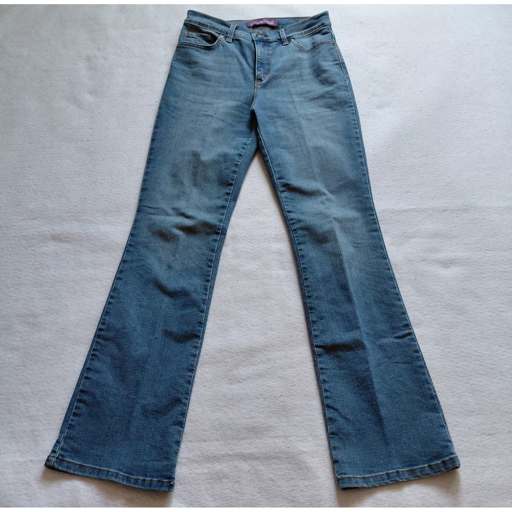 Gloria Vanderbilt Amanda Bootcut Jeans Women Size 4 Light Blue Denim Stretch